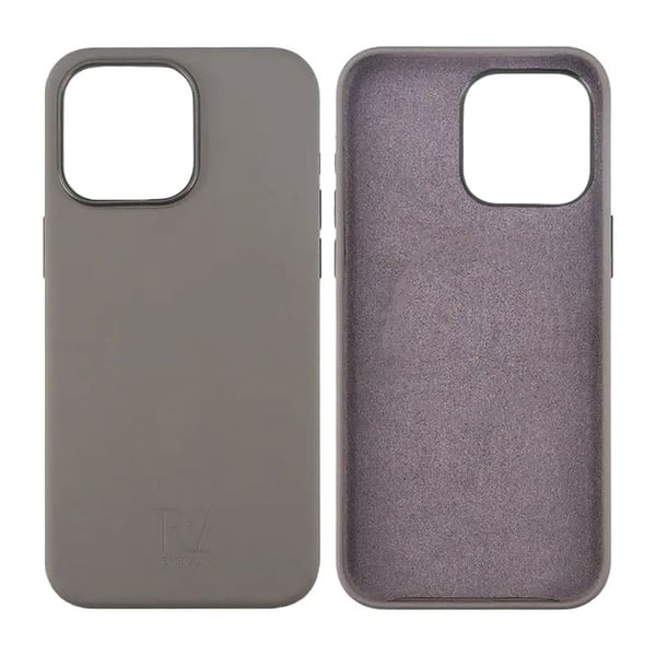 iPhone 15 Pro Mobilskal Silikon Rvelon - Grå