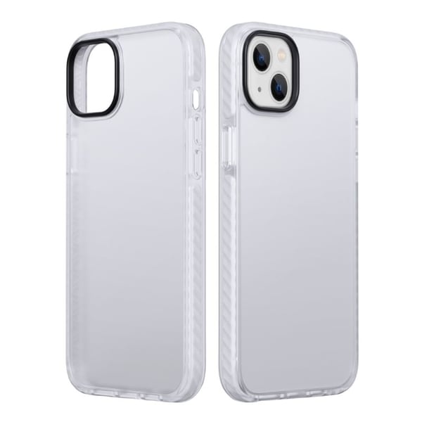 iPhone 15 Plus Stöttåligt TPU Mobilskal - Vit
