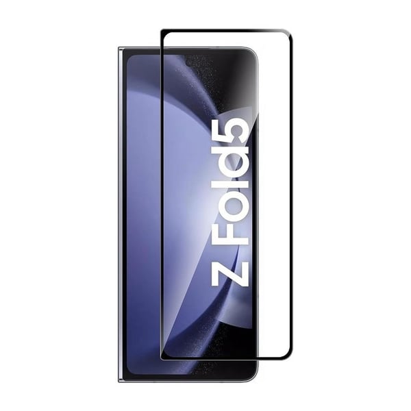 Skärmskydd Samsung Galaxy Z Fold 5 - Härdat Glas Svart
