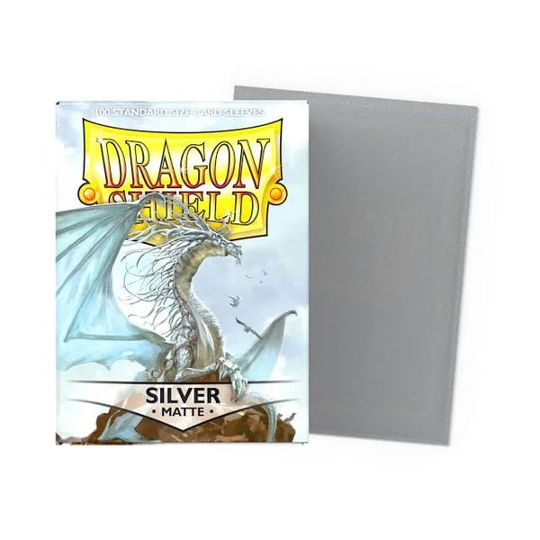 Dragon Shield Classic Sleeves: Silver - Matte (100)