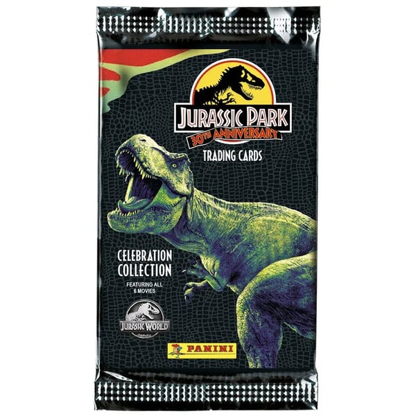 Jurassic Park 30th Anniversary Trading Cards Celebration Collection Flow Packs Booster (1)