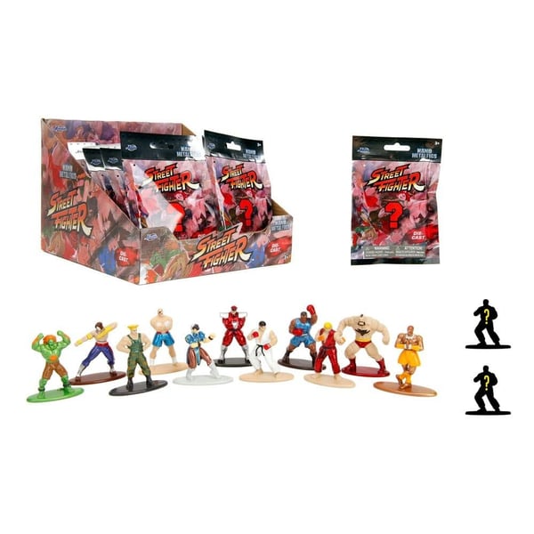 Street Fighter Nano Metalfigs Diecast Mini Figures Booster 6 cm (1)