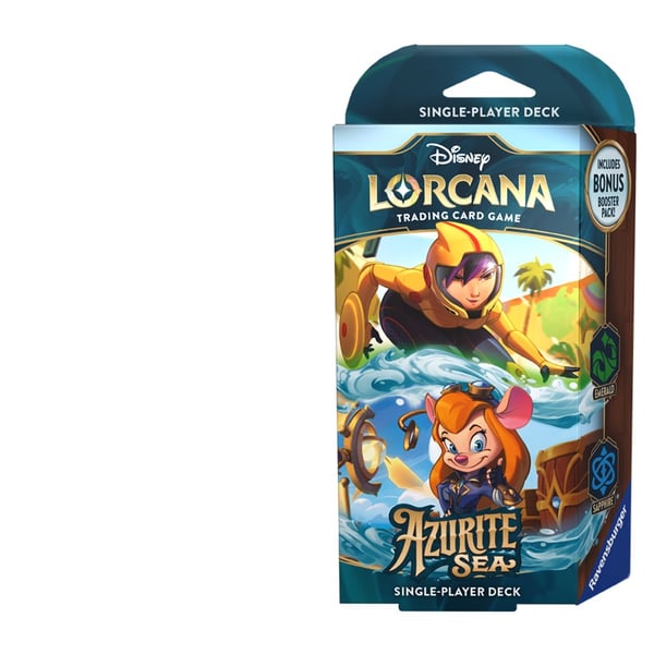 Disney Lorcana TCG: Azurite Sea Starter Deck - Emerald & Sapphire