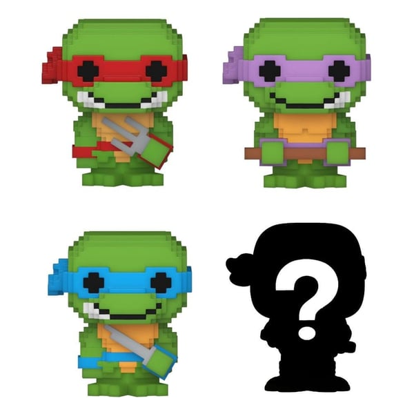 Teenage Mutant Ninja Turtles Bitty POP! Vinyl Figure 4-Pack 8-Bit 2,5cm