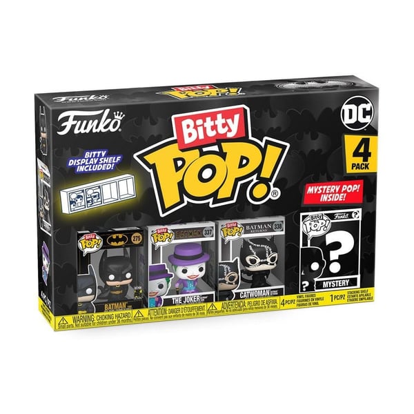 Batman 85th Anniversary Bitty Pop! 4-pack 2,5 cm Batman 85th Anniversary Bitty Pop! 4-pack 2,5 cm