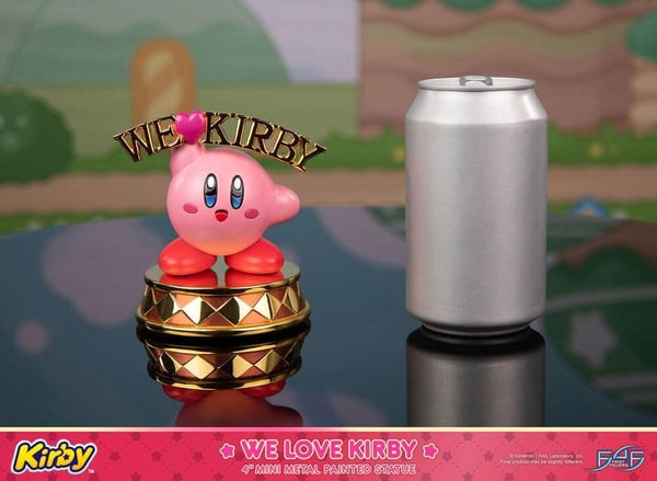 Kirby DieCast Statue - We Love Kirby 10cm