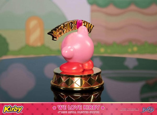 Kirby DieCast Statue - We Love Kirby 10cm