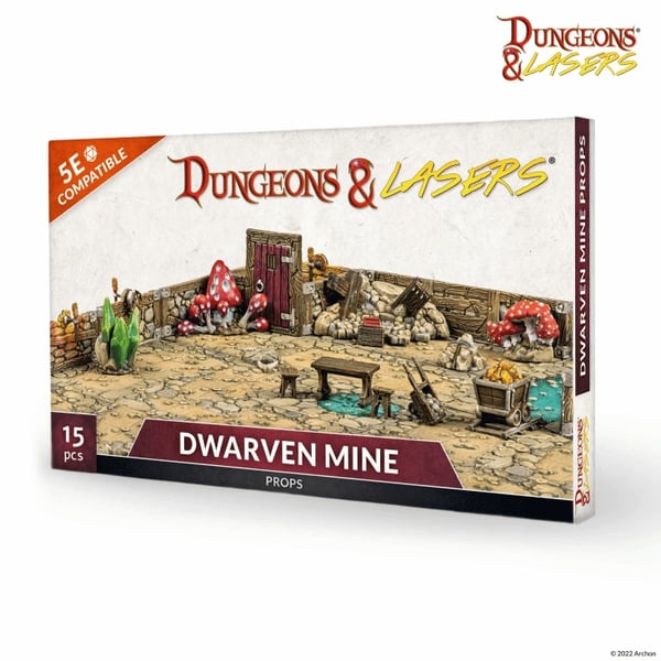 Dungeons & Lasers - Dwarven Mine: Props