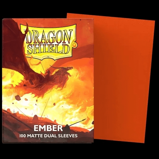 Dragon Shield Sleeves: Ember - Matte Dual (100)