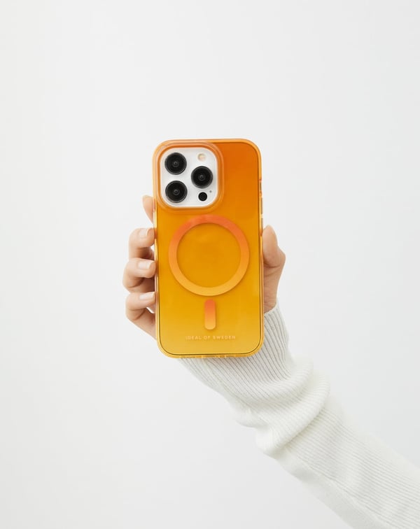 Clear Case MagSafe iPhone 12 / 12 Pro Orange Spritz