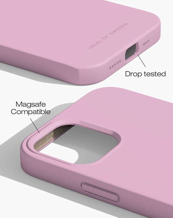 Silicone Case MagSafe iPhone 12 / 12 Pro Bubblegum Pink