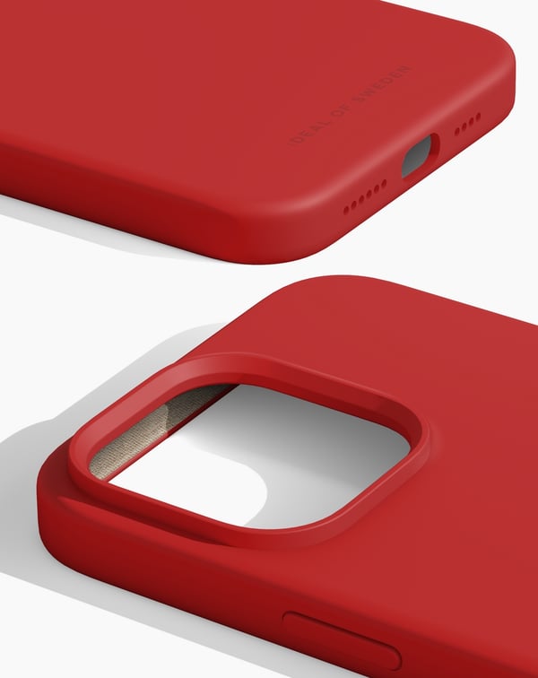 Silicone Case MagSafe iPhone 14 Pro Max Red