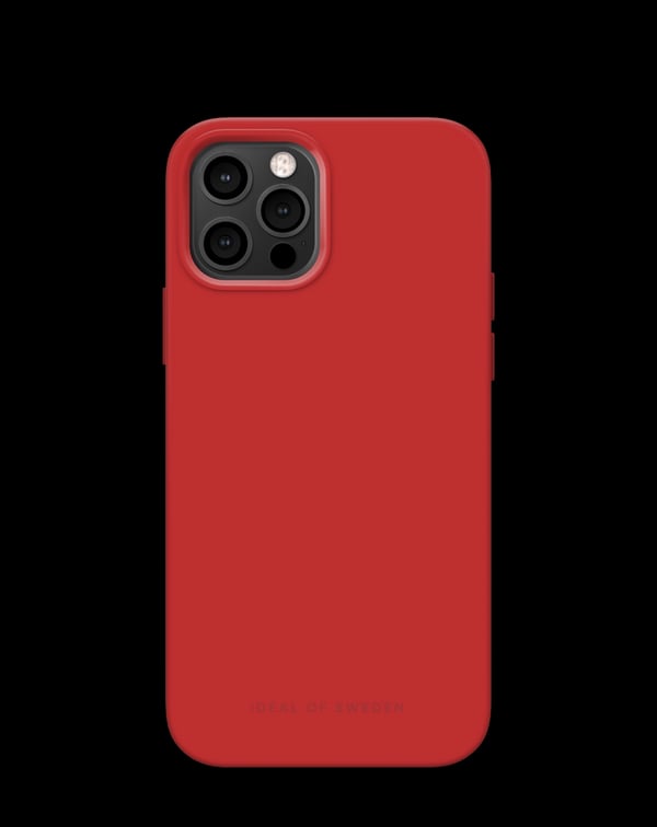 Silicone Case iPhone 12 / 12 Pro Red