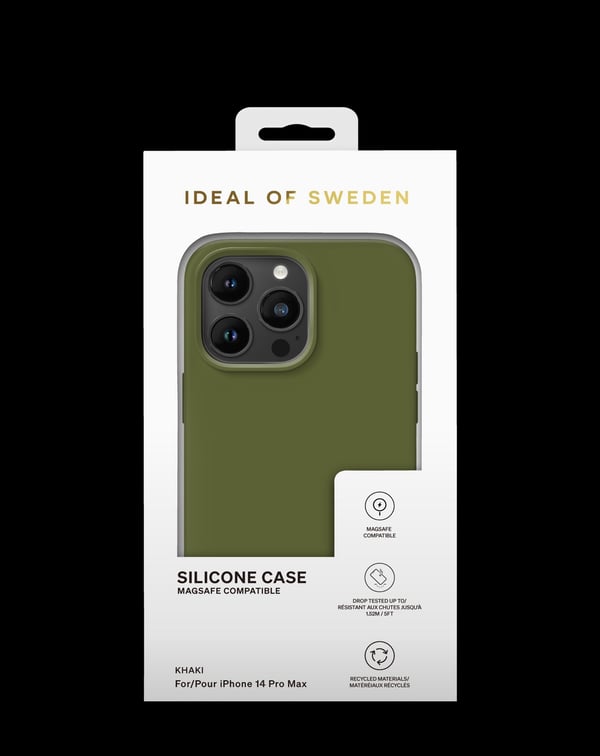 Silicone Case MagSafe iPhone 14 Pro Max Khaki