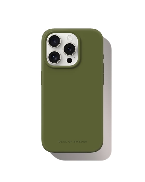 Silicone Case iPhone 15 Pro Khaki