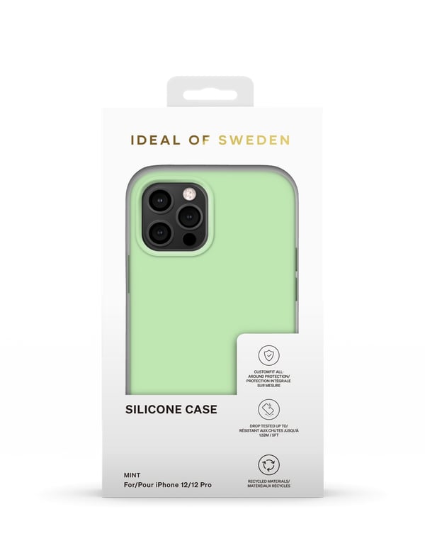 Silicone Case iPhone 12 / 12 Pro Mint