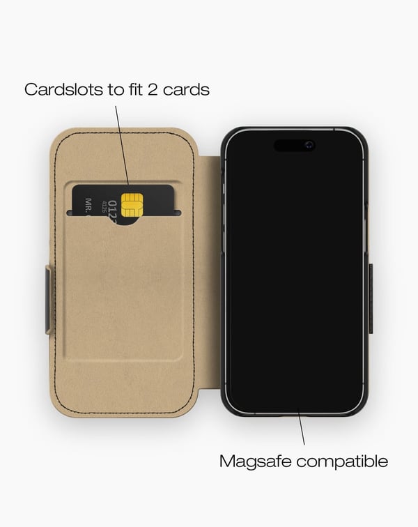 Folio MagSafe Wallet iPhone 15 Pro Max Black