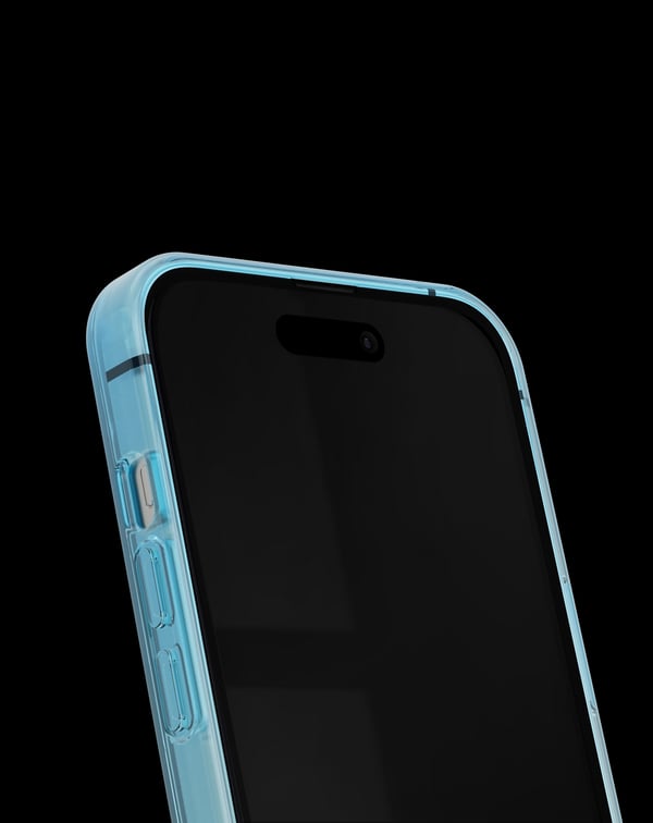 Clear Case MagSafe iPhone 14 Pro Light Blue