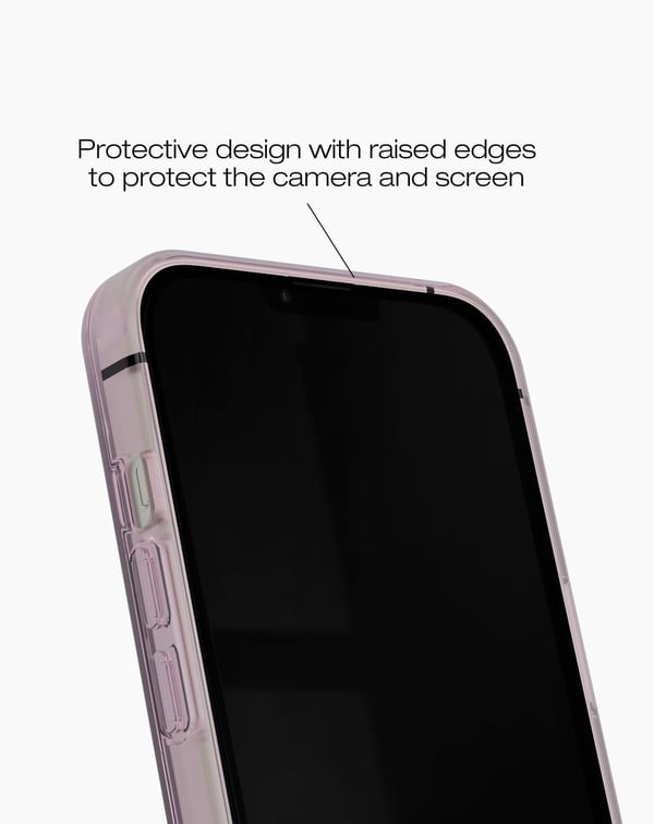 Clear Case iPhone 13 / 14 Light Pink