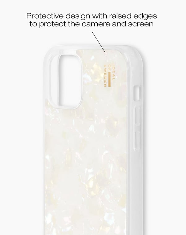 Pearlised Case iPhone 12 / 12 Pro White