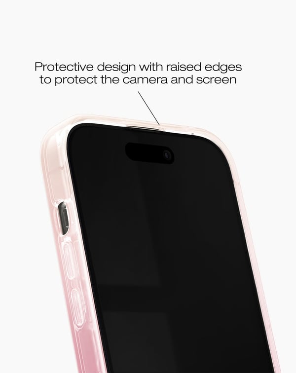 Clear Case iPhone 14 Pro Max Rose Blush