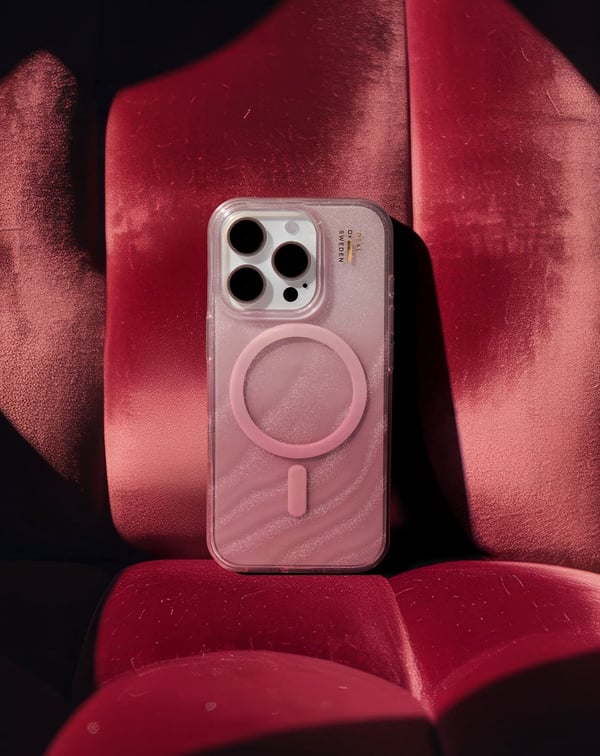 Clear Case MagSafe iPhone 15 Pro Max Rose Blush