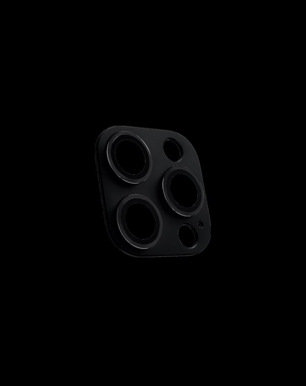 Camera Lens Protector 3D iPhone 15 Pro / 15 Pro Max Aluminium Black