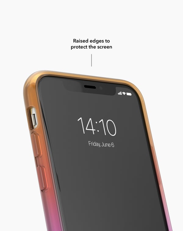 Clear Case iPhone 12 / 12 Pro Vibrant Ombre