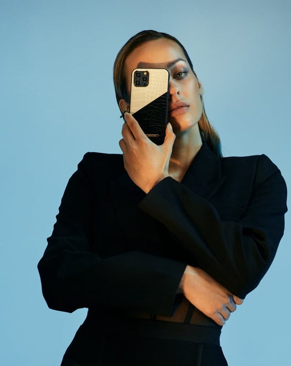 Atelier Case iPhone 11 Pro / XS / X Cream Black Croco