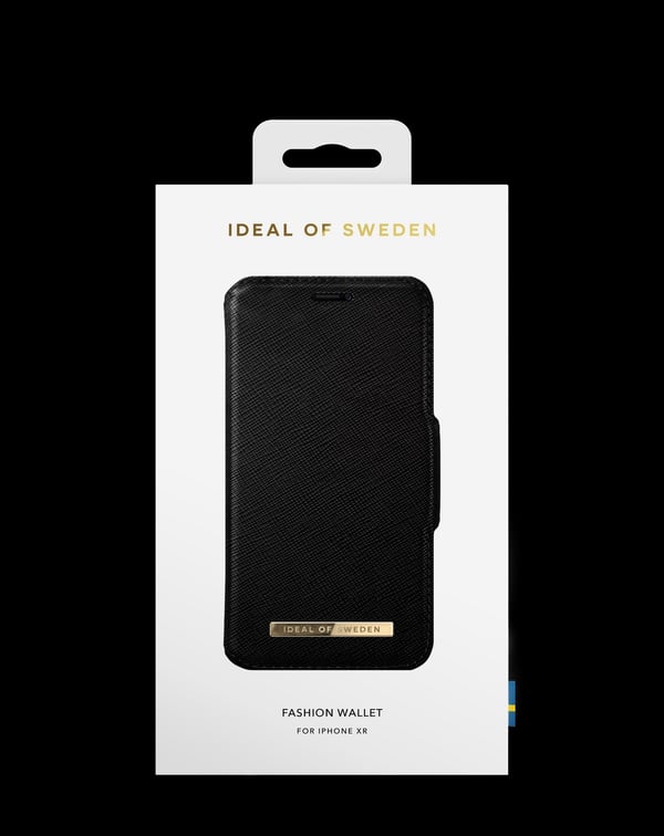 Fashion Wallet iPhone XR Black