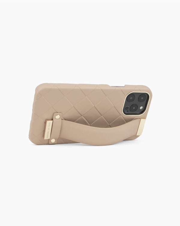 Statement Case iPhone 12 Pro Max Braided Light Camel