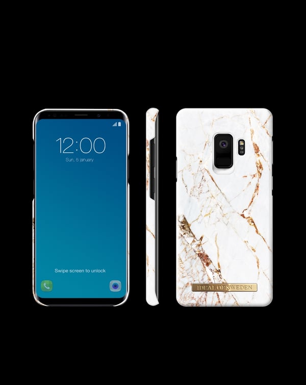 Printed Case Galaxy S9 Carrara Gold