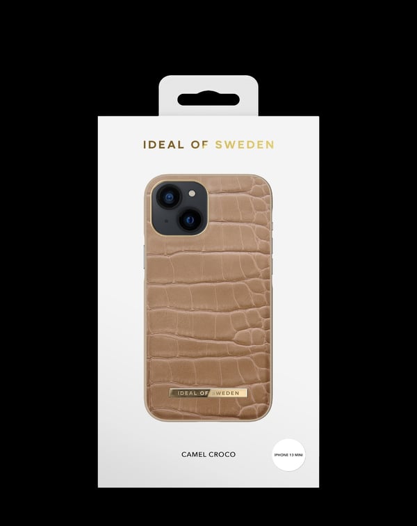 Atelier Case iPhone 13 Mini Camel Croco