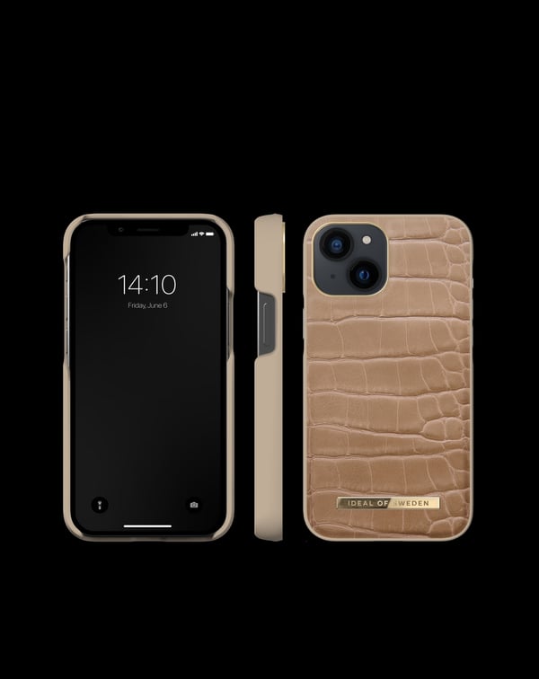 Atelier Case iPhone 13 Mini Camel Croco