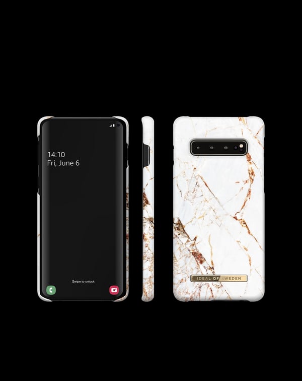 Printed Case Galaxy S10 Carrara Gold