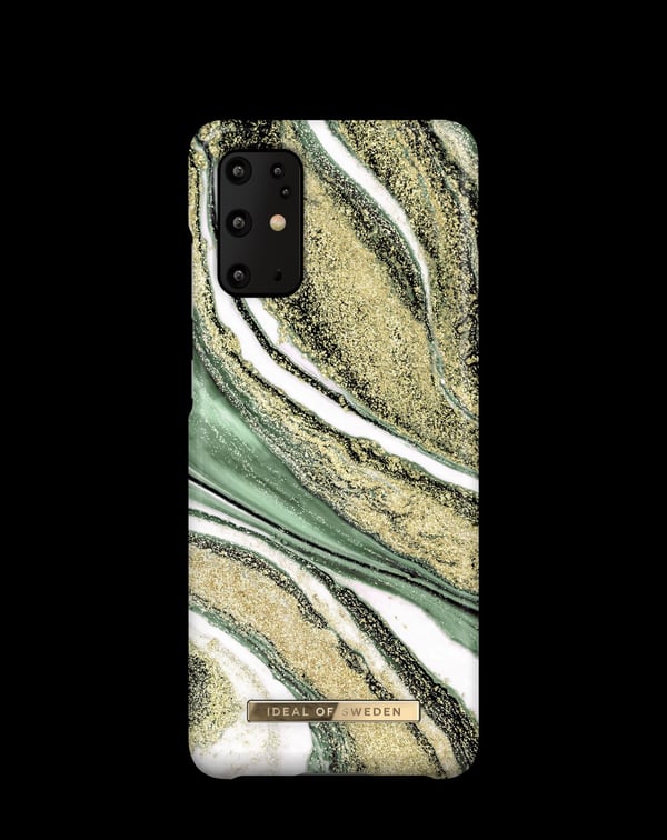 Printed Case Galaxy S20 Plus Cosmic Green Swirl
