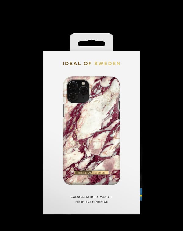 Printed Case iPhone 11 Pro / XS / X Calacatta Ruby Marble