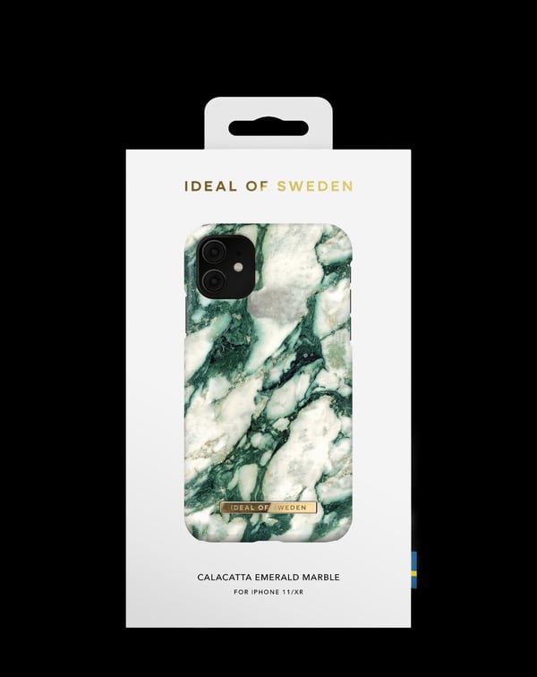 Printed Case iPhone 11 / XR Calacatta Emerald Marble