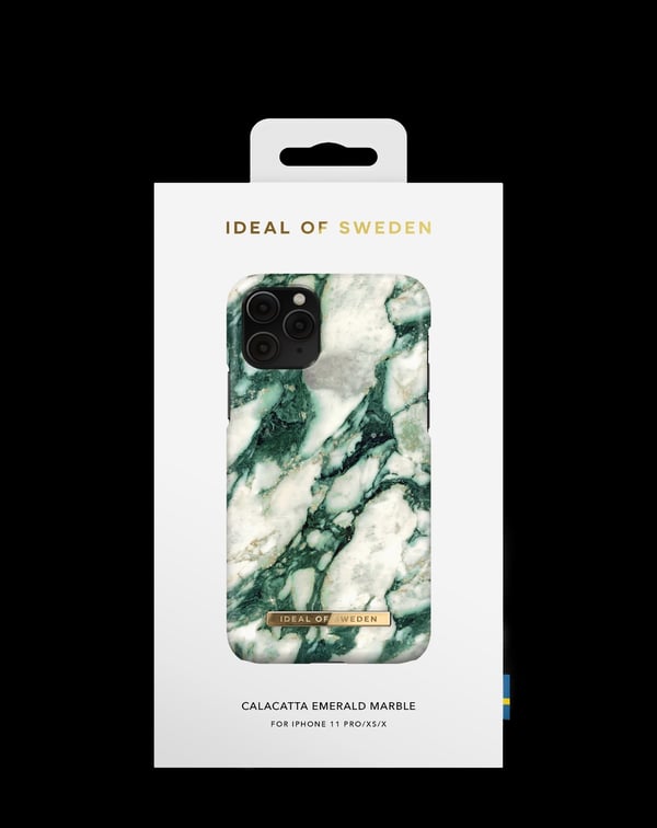 Printed Case iPhone 11 Pro / XS / X Calacatta Emerald Marble