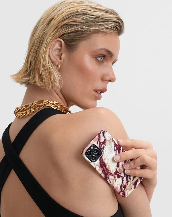 Printed Case Galaxy S21 Calacatta Ruby Marble