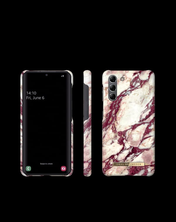 Printed Case Galaxy S21 Calacatta Ruby Marble