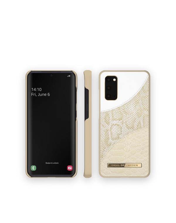Atelier Case Galaxy S20 Cream Gold Snake
