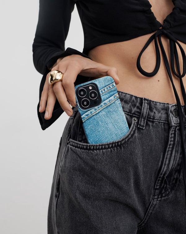 Printed Case iPhone 13 Pro Denim Bliss