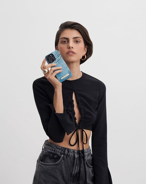 Printed Case iPhone 11 / XR Denim Bliss