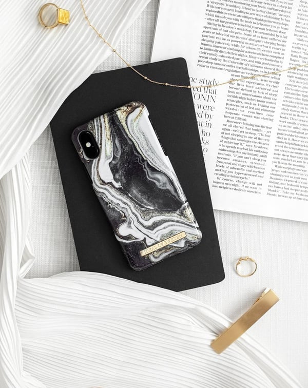 Printed Case iPhone 11 Pro Max / XS Max Golden Ash Marble