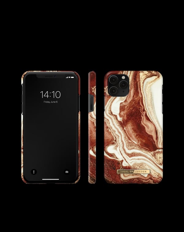 Printed Case iPhone 11 Pro Max / XS Max Golden Rusty Marble