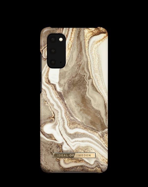 Printed Case Galaxy S20 Golden Sand Marble