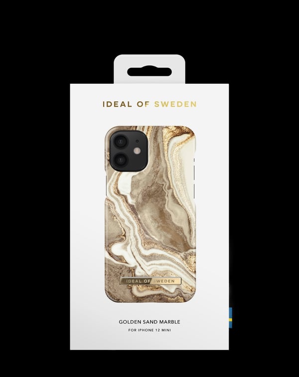 Printed Case iPhone 12 Mini Golden Sand Marble