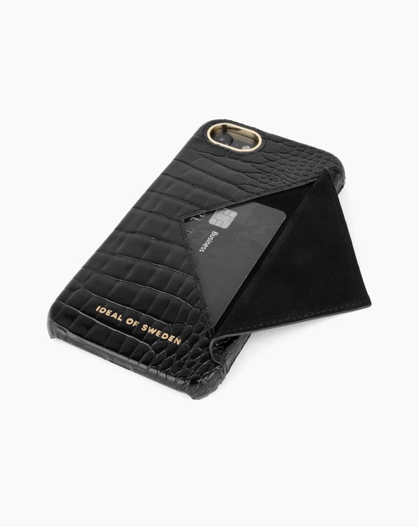 Statement Case iPhone 8 / 7 / 6 / 6S / SE Neo Noir Croco