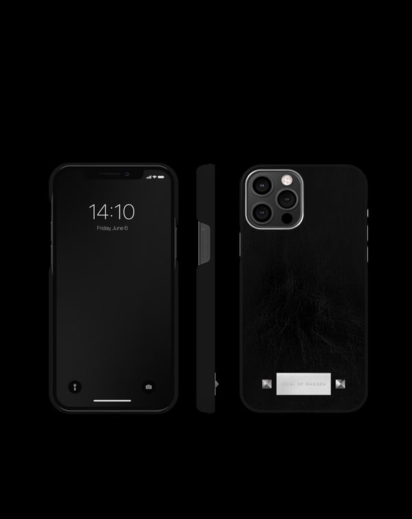 Atelier Case iPhone 12 / 12 Pro Platinum Black